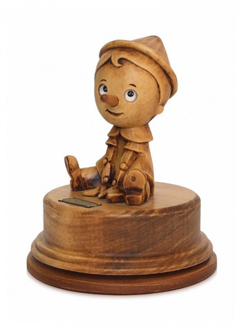 Wooden Pinocchio Music Box