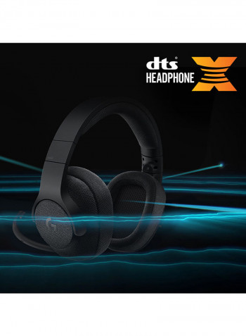 G433 7.1 Wired Surround Gaming Headset For PC, Xbox One, PS4, Switch, Mobile, VR Triple Black