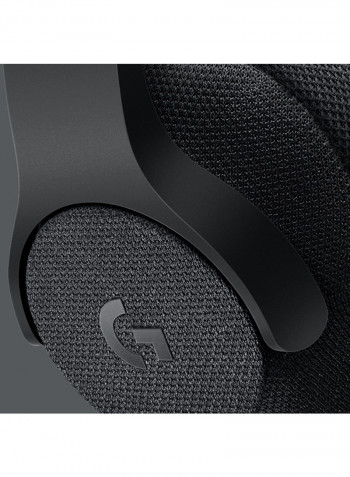 G433 7.1 Wired Surround Gaming Headset For PC, Xbox One, PS4, Switch, Mobile, VR Triple Black
