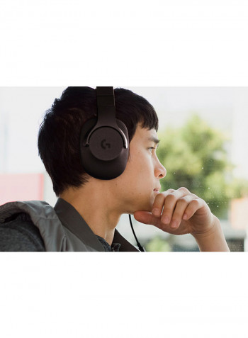 G433 7.1 Wired Surround Gaming Headset For PC, Xbox One, PS4, Switch, Mobile, VR Triple Black