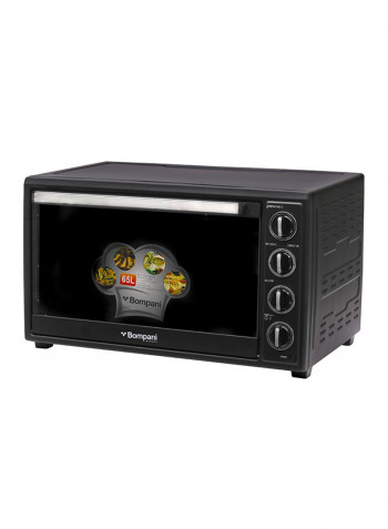 Counter Top Electric Oven With Convection Fan BEO65 Black