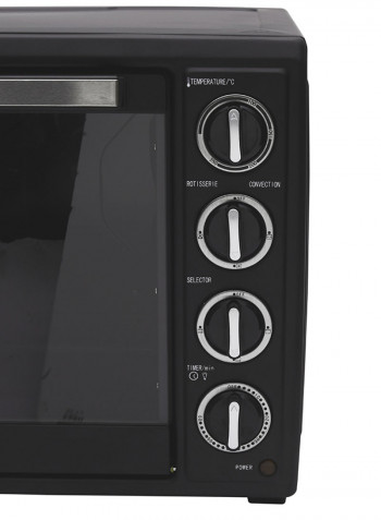 Counter Top Electric Oven With Convection Fan BEO65 Black