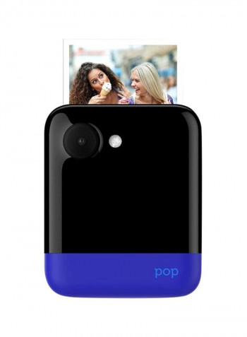 Polaroid Pop Instant Digital Camera 2-In-1 Wireless Portable Instant Digital Camera Black/Blue