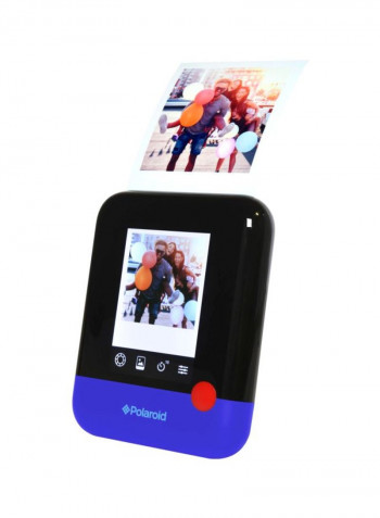 Polaroid Pop Instant Digital Camera 2-In-1 Wireless Portable Instant Digital Camera Black/Blue