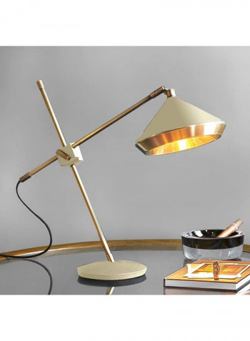 Decorative Table Lamp Gold/White