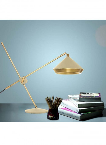 Decorative Table Lamp Gold/White