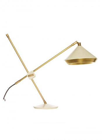 Decorative Table Lamp Gold/White