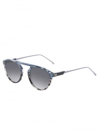 Men's Oval Frame Sunglasses - Lens Size: 49 mm