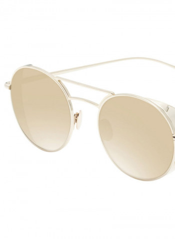 Men's Round Frame Steampunk Style Windproof Sunglasses - Lens Size: 51 mm