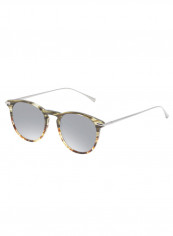 Men's Round Frame Sunglasses - Lens Size: 49 mm