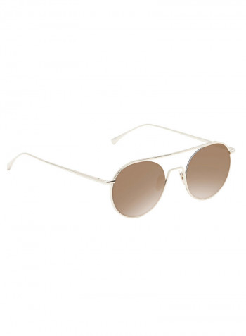 Men's Round Frame Sunglasses - Lens Size: 49 mm