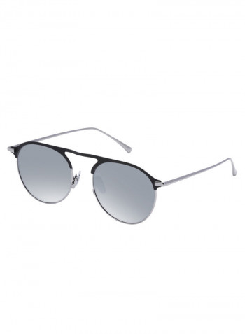 Men's Round Frame Sunglasses - Lens Size: 53 mm