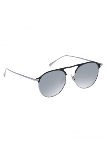 Men's Round Frame Sunglasses - Lens Size: 53 mm