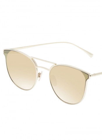 Men's Round Frame Sunglasses - Lens Size: 56 mm