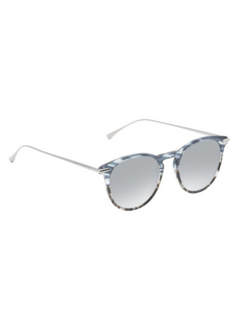Men's Round Frame Sunglasses - Lens Size: 49 mm