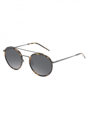 Men's Round Frame Sunglasses - Lens Size: 52 mm