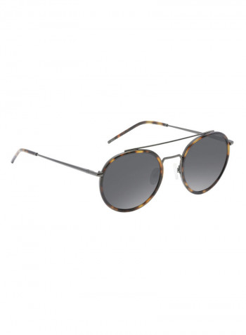 Men's Round Frame Sunglasses - Lens Size: 52 mm