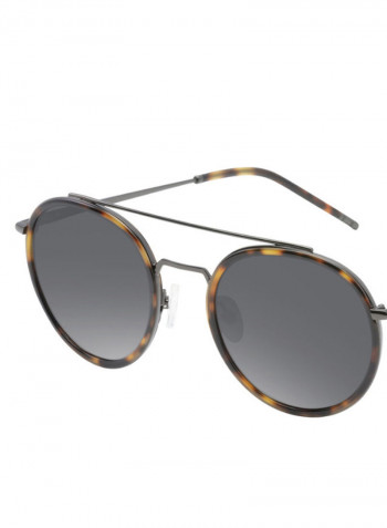 Men's Round Frame Sunglasses - Lens Size: 52 mm