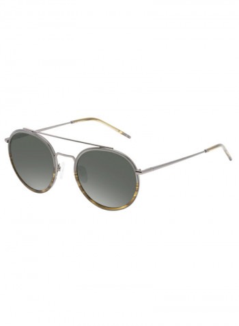 Men's Round Frame Sunglasses - Lens Size: 52 mm
