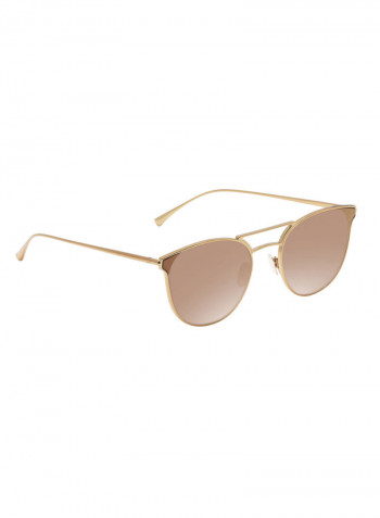 Men's Round Frame Sunglasses - Lens Size: 56 mm