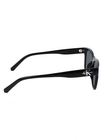 Men's Full Rimmed Rectangular Frame Sunglasses - Lens Size: 53 mm