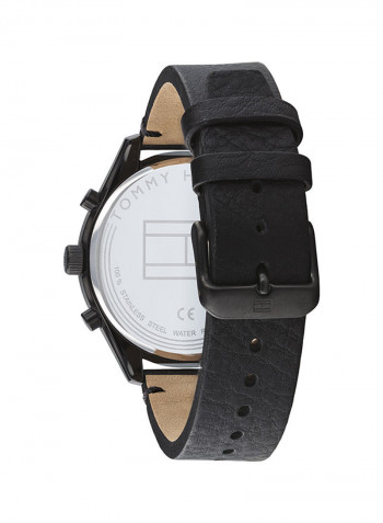 Men's Leather Analog Wrist Watch 1791731