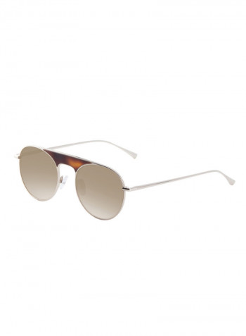 Men's Round Frame Sunglasses - Lens Size: 50 mm