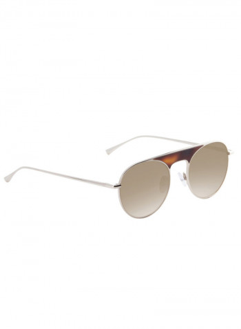 Men's Round Frame Sunglasses - Lens Size: 50 mm