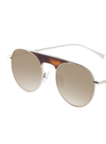 Men's Round Frame Sunglasses - Lens Size: 50 mm