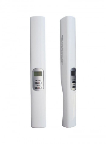 Portable Ultraviolet Disinfector UV-C Sanitizer and Sterilizer Lamp Wand Shape White 300x36x41millimeter