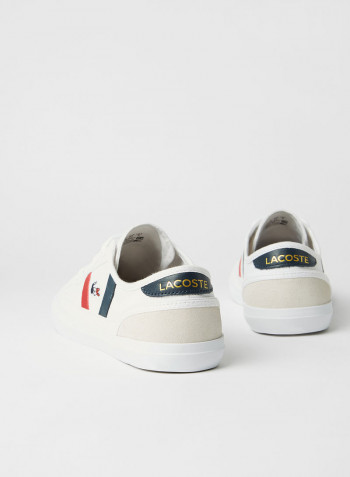 Sideline Sneakers White/Navy/Red