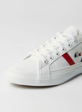 Sideline Sneakers White/Navy/Red