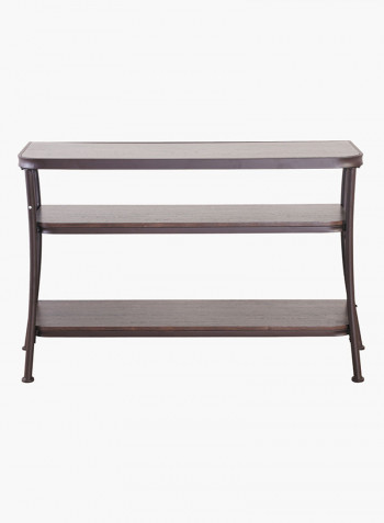 Apollo Rectangular Sofa Table Brown 135 x 81 x 41centimeter