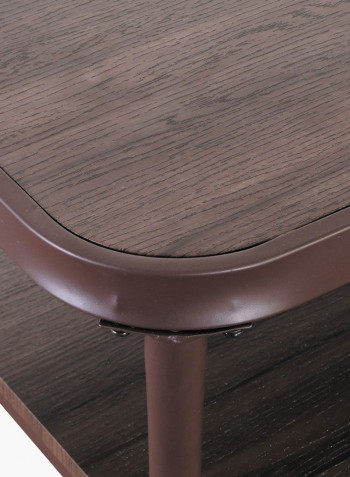 Apollo Rectangular Sofa Table Brown 135 x 81 x 41centimeter