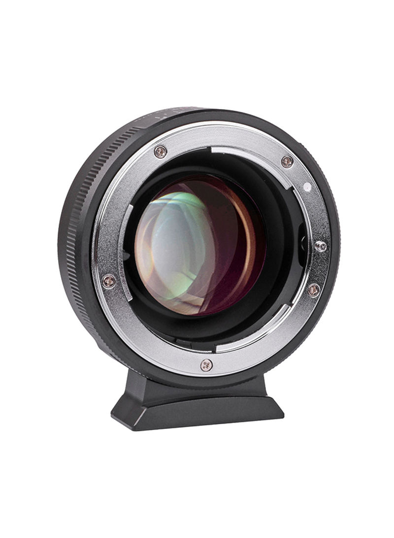 NF-M43X Camera Lens Mount Adapter Black/Silver