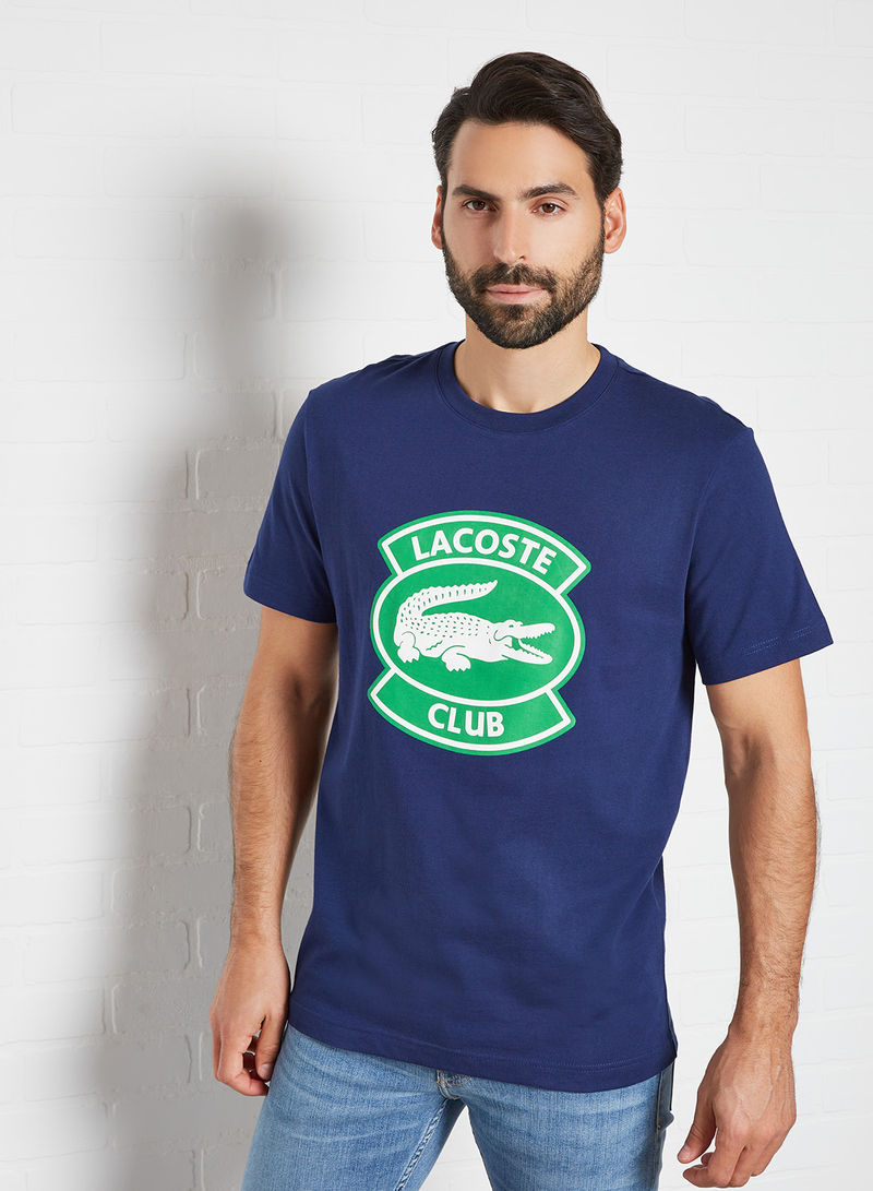 Oversized Club Badge T-Shirt Scille