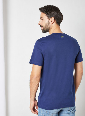 Oversized Club Badge T-Shirt Scille