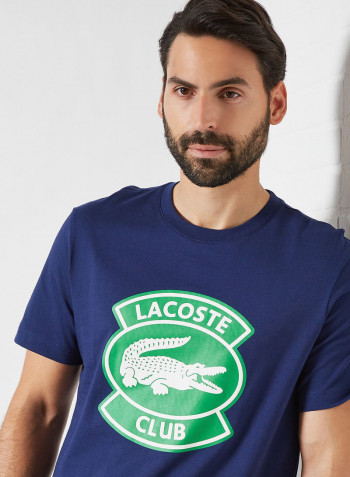 Oversized Club Badge T-Shirt Scille