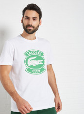 Oversized Club Badge T-Shirt White