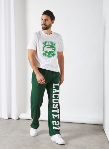 Oversized Club Badge T-Shirt White