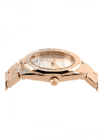 Women's Rose Gold Watch With Rose Gold Dial