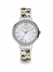 Women's Silver Bracelet Watch With White Mother Of Pearl Dial