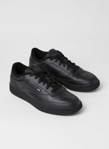 Club C 85 Leather Sneakers Black