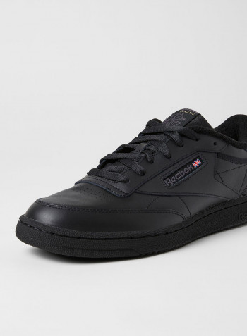 Club C 85 Leather Sneakers Black