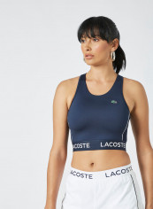 Logo Waistband Cropped Tank Top Navy reviews Logo Waistband Cropped Tank Top Navy
