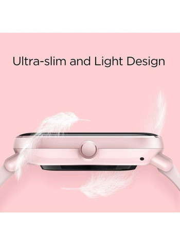 GTS 2 mini Smartwatch With Sp02 level Measurement Flamingo Pink