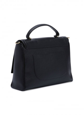 Lady Code Satchel Bag Black
