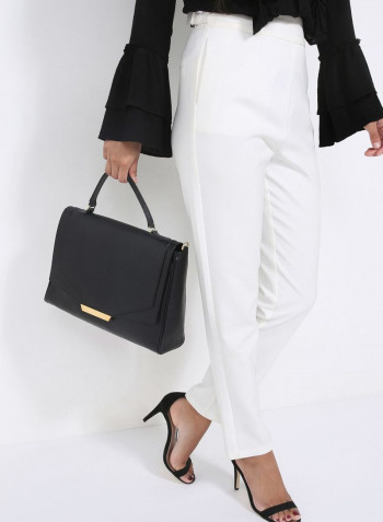 Lady Code Satchel Bag Black