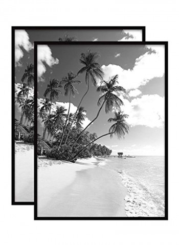 2-Piece Poster Frame Black 18x24inch