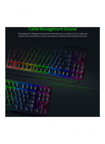 BlackWidow V3 Tenkeyless Wired Gaming Keyboard 36.2x15.5x4.1cm Black